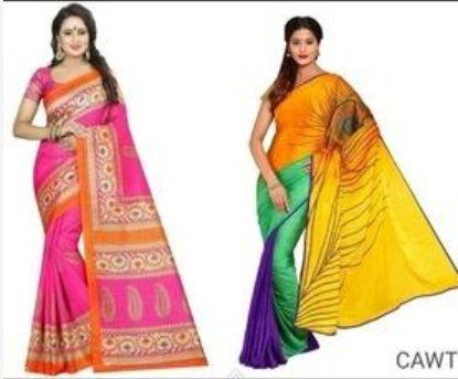 Designer Bhagalpuri Sarees Combo