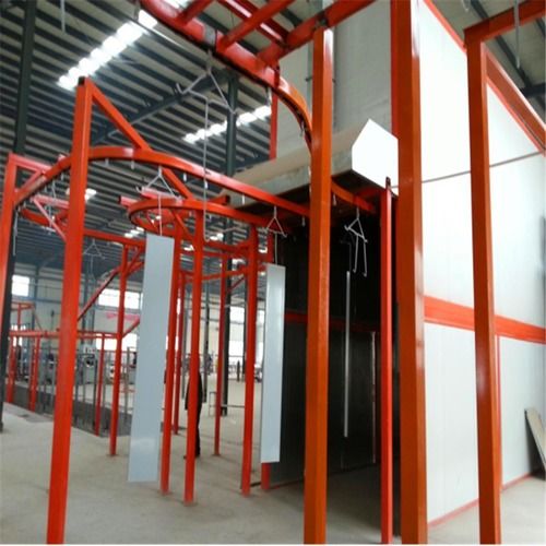 Low Energy Consumption Automatic Fire Extinguisher Powder Coating Line