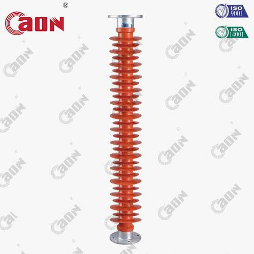 Red/Grey 126Kv Composite Silicone Long Rod Post Insulator For High Voltage Substation And Lines