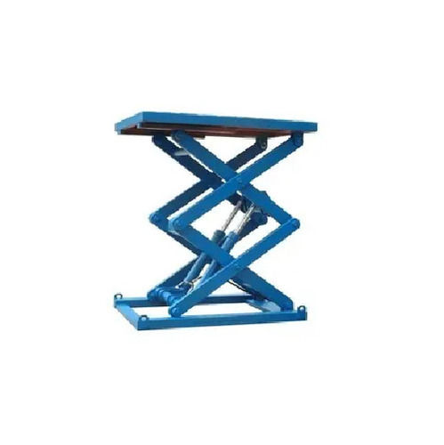 Hydraulic Scissor Lift Table - Steel Body, Blue Color | New & Easy to Operate, Low Maintenance Cost, Long Lasting Quality