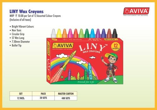 Rectangular Custom Choice Wax Crayon