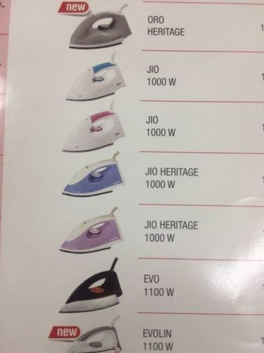 Excellent Performance Dry Iron