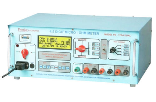 Pe-18Rc Portable And Lightweight Electrical Digital Micro Ohm Meter For Industrial Accuracy: A  0.07% Of Reading A  0.07% Of Range.  %