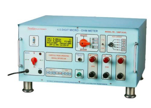  औद्योगिक के लिए PE-19RP इलेक्ट्रिकल डुअल 4.5 डिजिटल माइक्रो ओम मीटर 