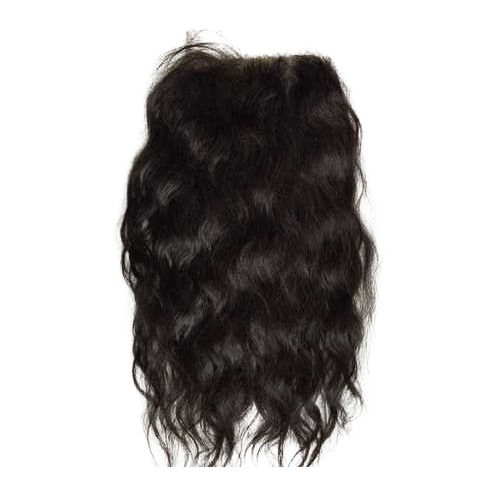 Indian 8 To 28 Inch Long Natural Wavy Unprocessed Virgin Human Hair Closure 4X4