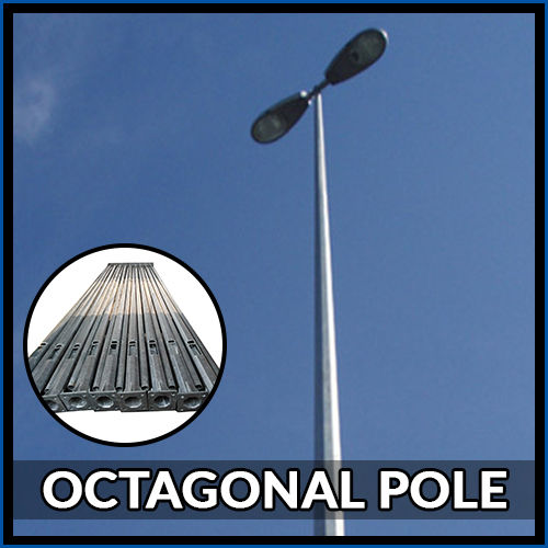 Octagonal Pole for Street Lights