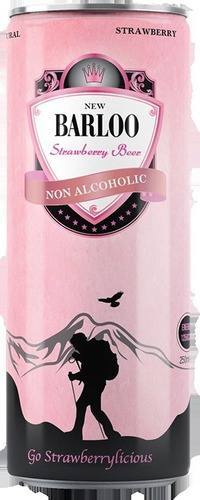 New Barloo'S Non Alcoholic Strawberry Beer