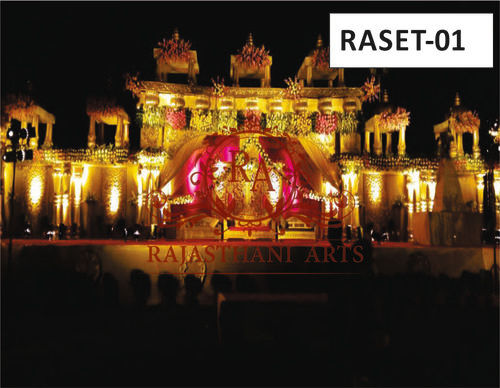 Gold Wedding Rajwada Set Up (Raset-01)