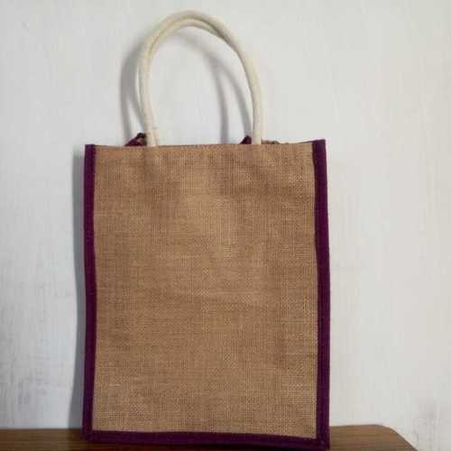 All Types Of Color Jute Thambulam Bag With Flexiloop Handle