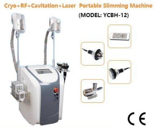 Professional Portable Cryo Cavitation RF Handles Laser Slimming Beauty Machine