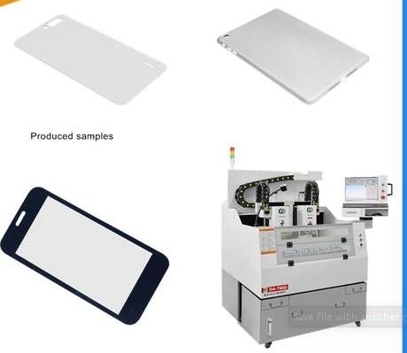 White 2.5D Or 3D Phone Screen Panel Screen Cnc Carving Machine