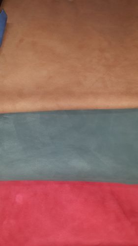 Goat Drum Dyed Leather - Color: As Per The Customer Requirement