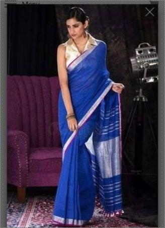 Pure Linen Saree Soft