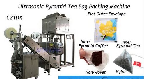 Ultrasonic Pyramid Tea Bag Packing Machine