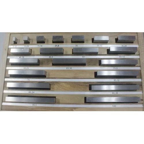 Stainless Steel Slip Gauge Set Range: 112 Pcs