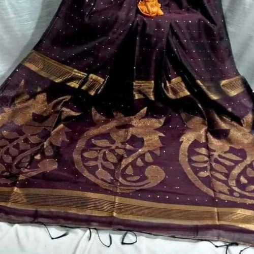 Ladies Handloom Sequence Saree