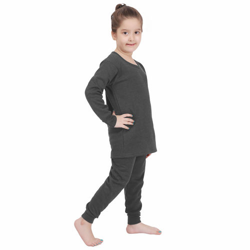 Dark Grey Top Quality Kids Thermal Wear For Boys And Girls at Best ...