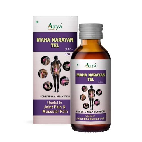 Mahanarayan Tel - Herbal Oil for Joint and Muscle Pain Relief | Stimulates Blood Circulation, Anti-Inflammatory, Quick Skin Absorption