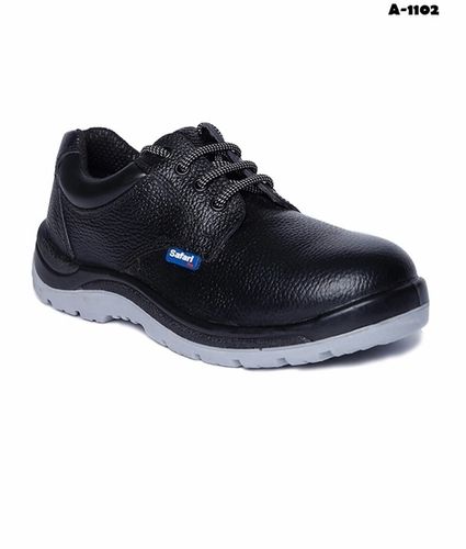 Black Safari Pro Industrial Safety Double Density Pu Shoes