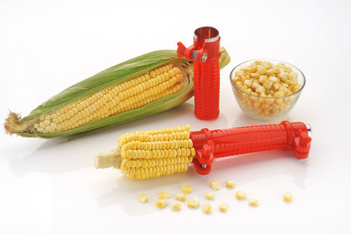 Red Stainless Steel Corn Cutter