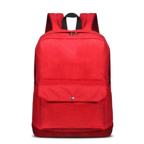 Customized Promotional Brief Pure Color Kids 20L Preppy Canvas Simple School Bag For Teenagers Kids