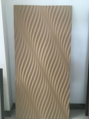 Wall Decorative Carved 3d Mdf Wave Board