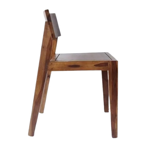 Solid Wood Wooden Study Chair - Artwork: Handmade