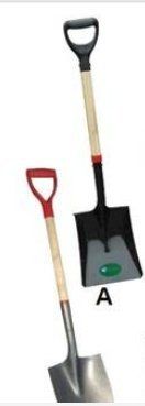 Garden Snow Shovel With Wooden Handle