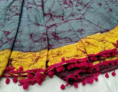 Hand Block Printed Cotton Sarees