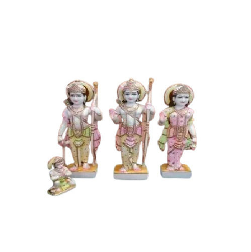 Ram Darbar White Marble Statue Set