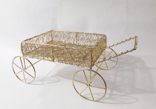 Brass Desk Cart