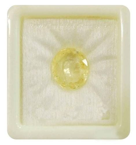 Natural Real Stone Yellow Sapphire