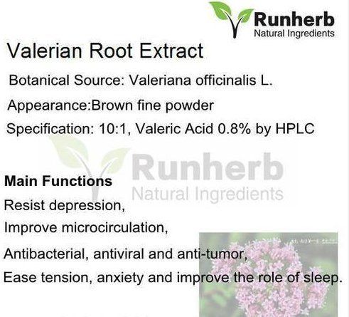 Herbal Valerian Root Extract Grade: Food Grade