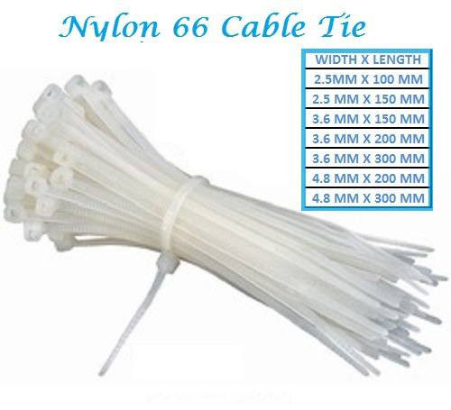 White High Strength Cable Tie