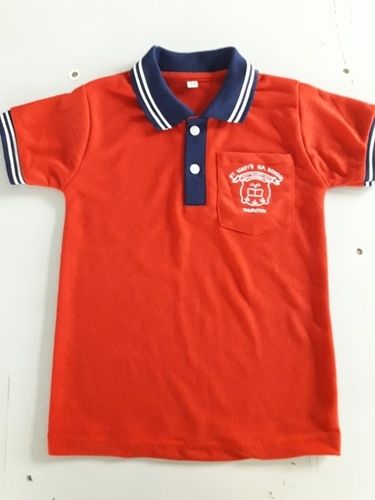 Kid School T-Shirt Collar Type: Polo Shirt