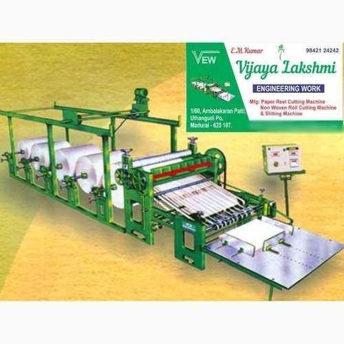 Non Woven Roll To Sheet Cutting Machine