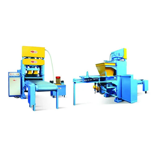 Fully Automatic Fly Ash Brick Making Machine - 2000 Bricks/Hour Production, 230mm X 110mm X 75mm Size, 10 HP Electric Power, 6 Pieces Per Stroke