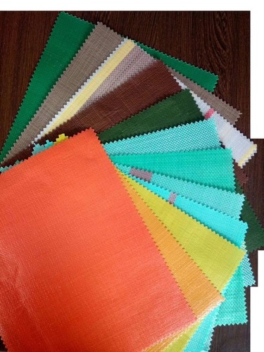 नींबू और नारंगी रंग पीई तिरपाल और नेट