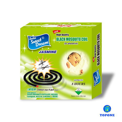 Black Mosquito Coil With Jasmine Fragrance Duration: 3 Years