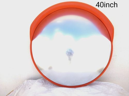 Convex Mirror 40Inch Orange Colors Size: 18Inch-40Inch