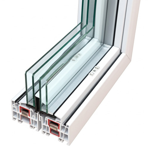 Upvc Toughened Glass Sliding Window