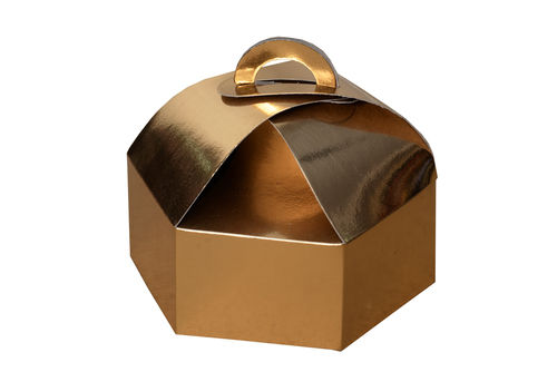 Wedding Favor Boxes - Paper Material, Golden Color | Best Grade Quality for Memorable Occasions