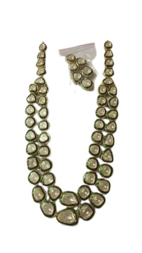 Engagement Alluring Kundan Polki Necklace Set