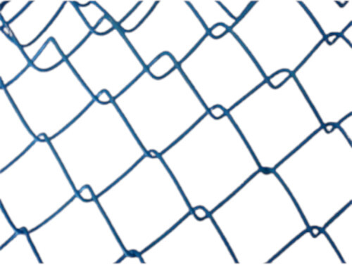 PVC Coated Chain Link Fence - PVC & Steel, 1.6mm - 4.5mm Wire Diameter, Black Color, 6 to 1/8 Inches Mesh, Anti-Corrosive & Portable