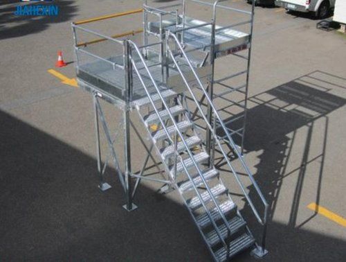 Structural Steel Prefabricated Steel Staircase Working Platform