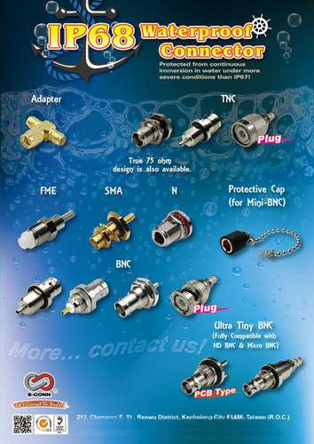 Ip68 Water Proof Rf Connectors