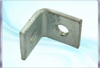 2 Hole Steel L Bracket With 14mm Hole