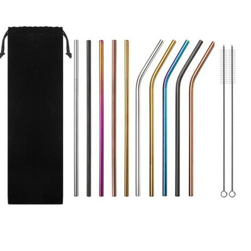 Stainless Steel Reusable Straws For Drinking