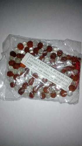 Stone Rudrakash Crystal Prayer Beads