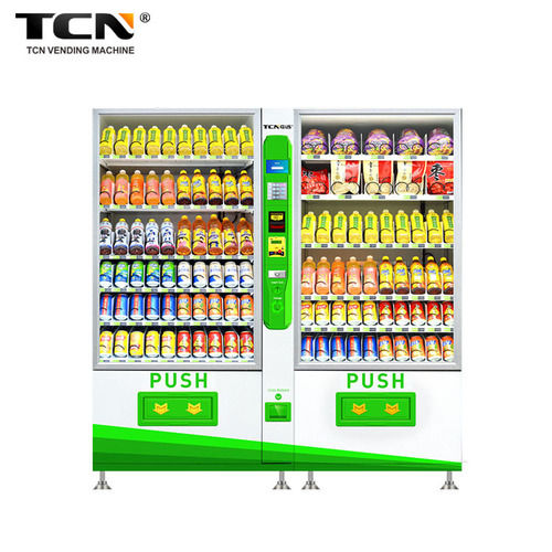 White+Green Automatic Smoothies Vending Machine